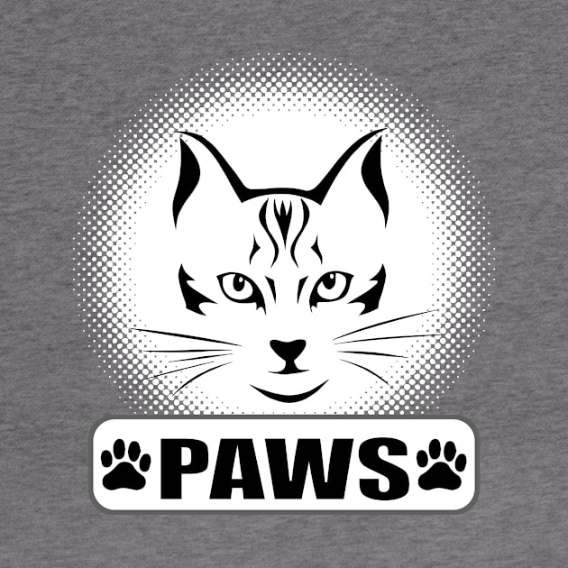 Paws tee design birthday gift graphic by TeeSeller07